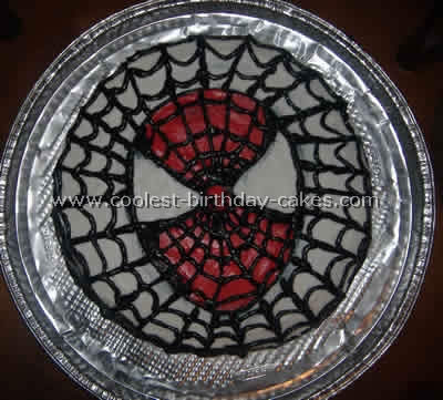 Pictures of a Spiderman Cake