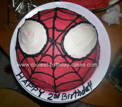 Pictures of a Spiderman Cake