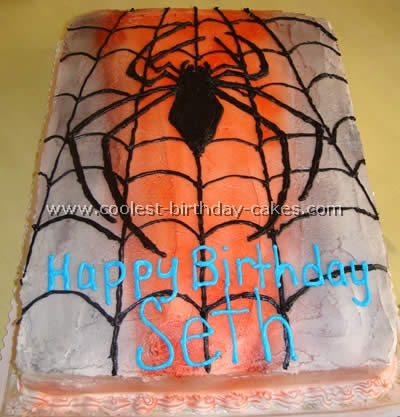 Pictures of a Spiderman Cake