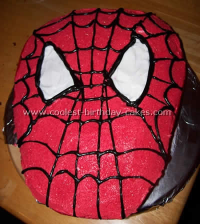 Pictures of a Spiderman Cake