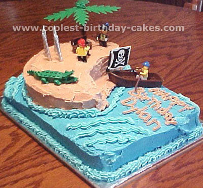 Treasure Island Pirate Birthday Cake