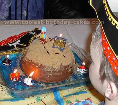 Treasure Island Pirate Birthday Cake