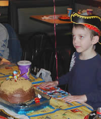 Treasure Island Pirate Birthday Cake