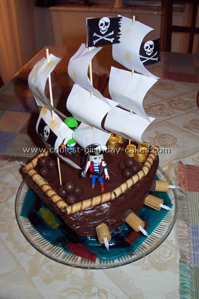 Pirate Birthday Cake