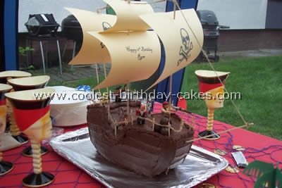 Pirate Birthday Cake