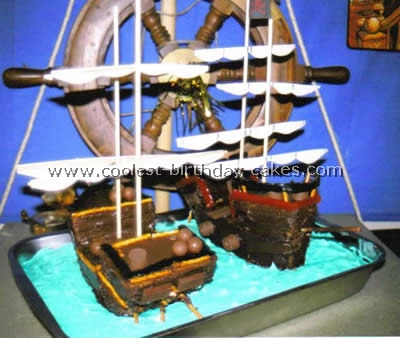 Pirate Birthday Cake