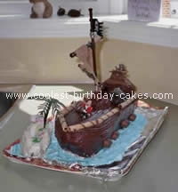 Pirate Birthday Cake