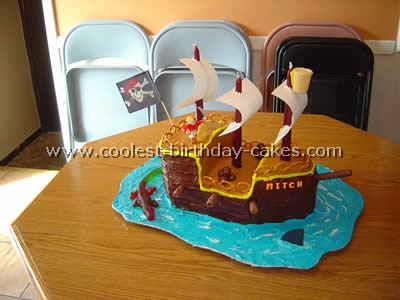 Pirate Birthday Cake