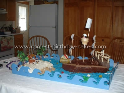 Pirate Birthday Cake