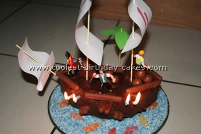 Pirate Birthday Cake