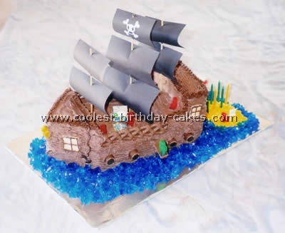 Pirate Birthday Cake