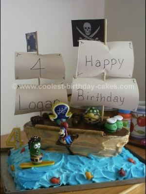 Pirate Ship Cake