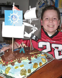 Pirate Ship Cake