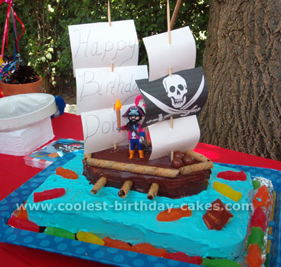 Pirate Ship Cake