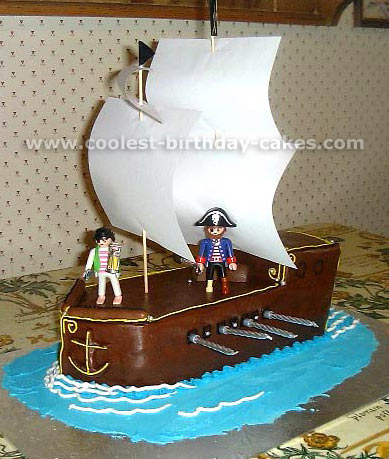 Pirate Ship Cake