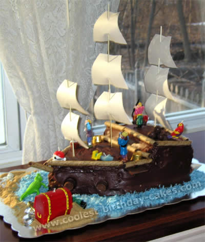 Pirate Ship Cake