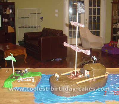 Pirate Ship Cake