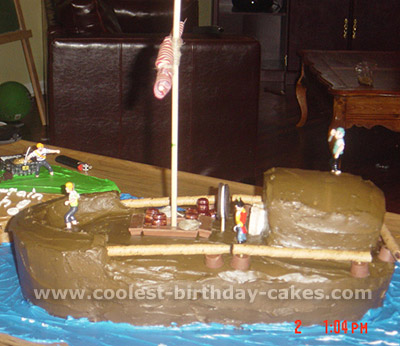 Pirate Ship Cake