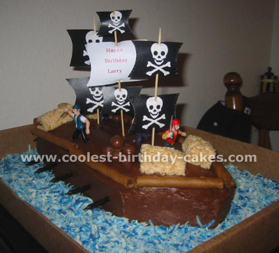 Pirate Ship Cake