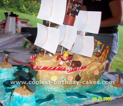 Pirate Ship Cake