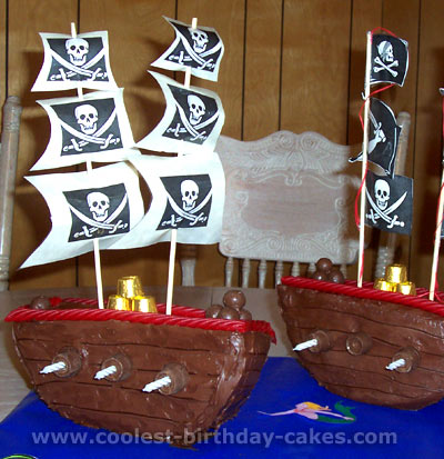 Pirate Ship Cake