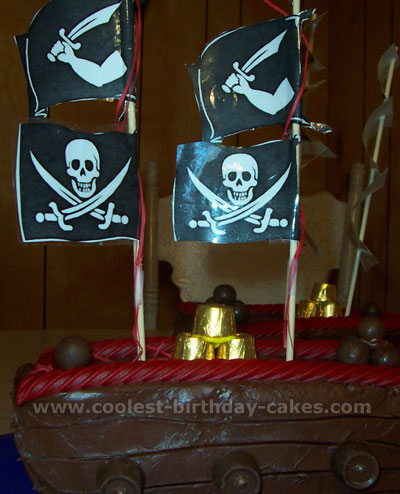 Pirate Ship Cake