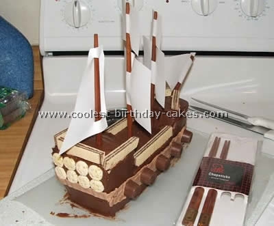 Pirate Ship Cake