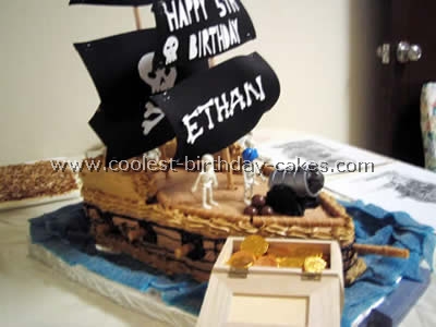 Pirate Ship Cake