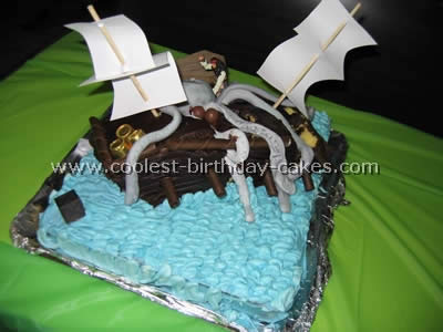 Pirate Ship Cake