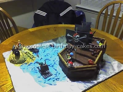 Pirate Ship Cake