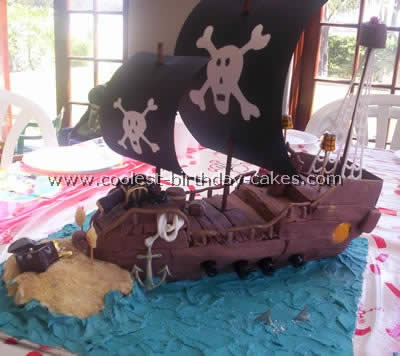 Pirate Ship Cake