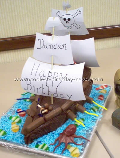 Pirate Ship Cake Tutorial – cakes