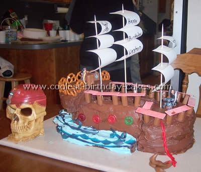 Coolest Pirate Ship Cakes Photo Gallery