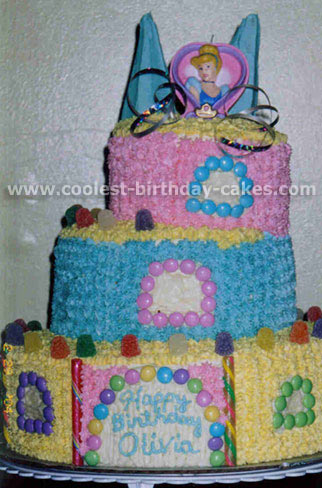 Princess Castle Cake