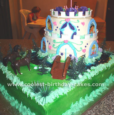 Princess Castle Cake