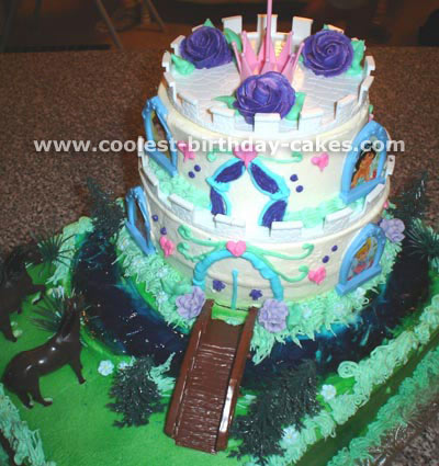 Princess Castle Cake