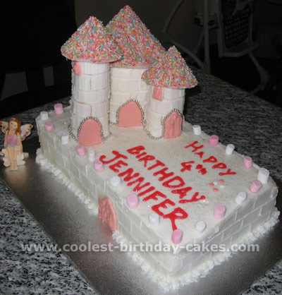 Princess Castle Cake