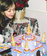 Princess Castle Cake