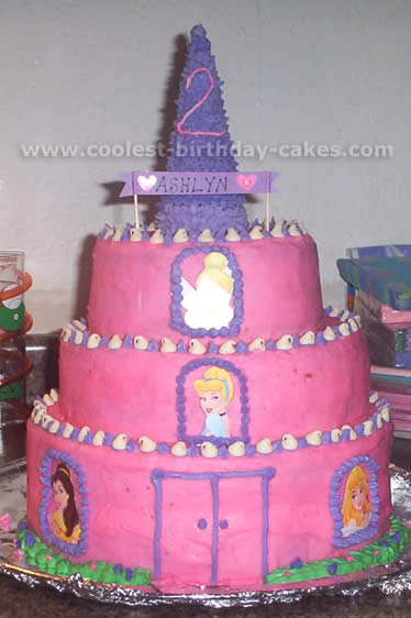 Princess Castle Cake