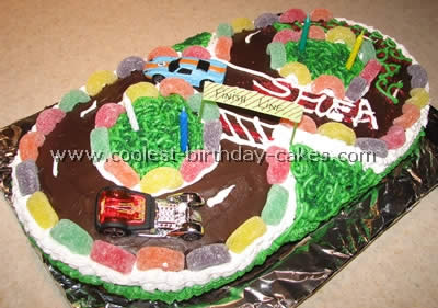 Race Track Cake