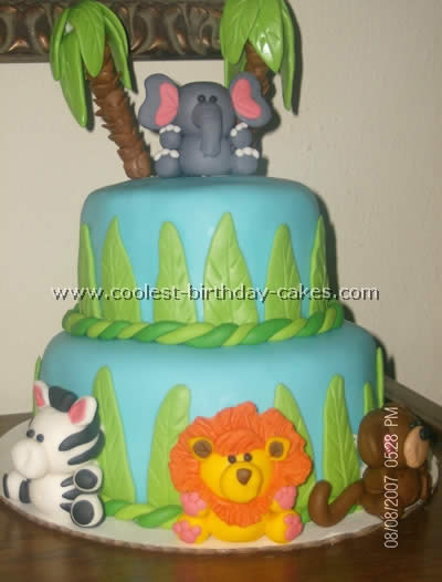 Jungle and Safari Cake