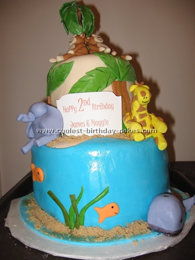 Jungle and Safari Cake