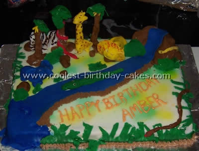 Jungle and Safari Cake