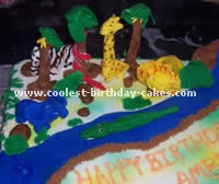 Jungle and Safari Cake