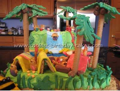 Jungle and Safari Cake