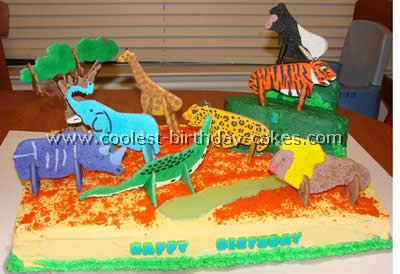 Jungle and Safari Cake