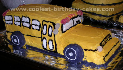 School Bus Cake Photo