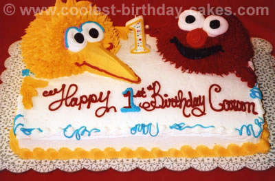 Sesame Street Birthday Cake Photo