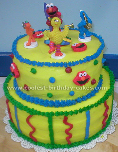 Sesame Street Birthday Cake Photo