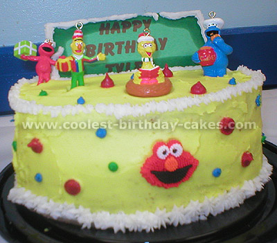 Sesame Street Birthday Cake Photo